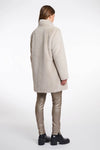 Nonna Single Breasted Fake Fur Coat Oat